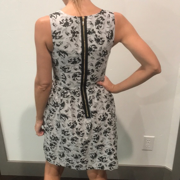 Kensie gray & black flower dress - Picture 5 of 5